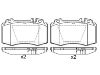 剎車(chē)片 Brake Pad Set:003 420 42 20