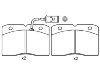 剎車(chē)片 Brake Pad Set:190 6039